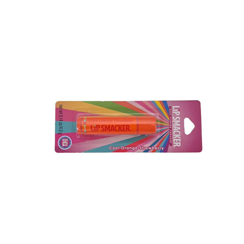 Lip Smacker Best Flavor Forever Lip Balm, Cool Orange Strawberry, 0.14 oz/4.0 g