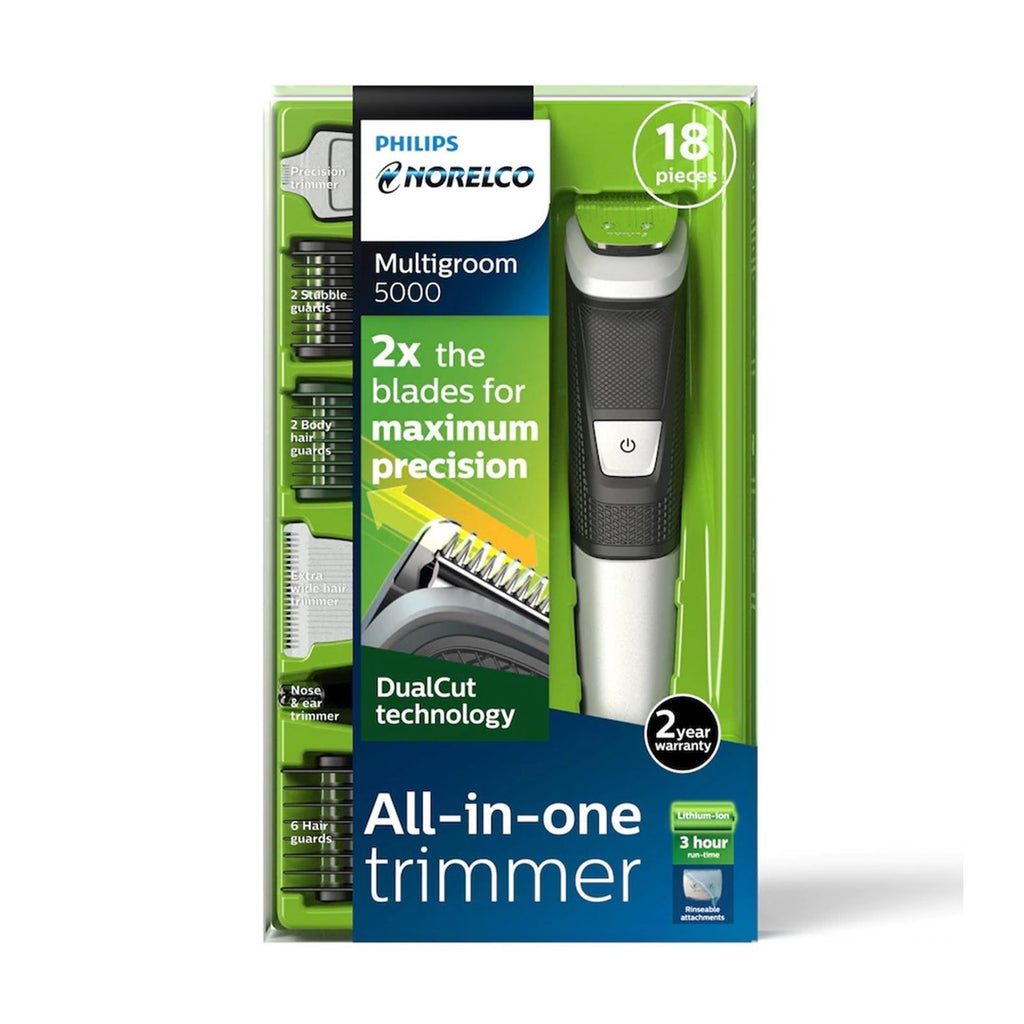 Philips Norelco Multigroom 5000 All-In-One Trimmer 18 pc MG5750/49 Lithium-ion