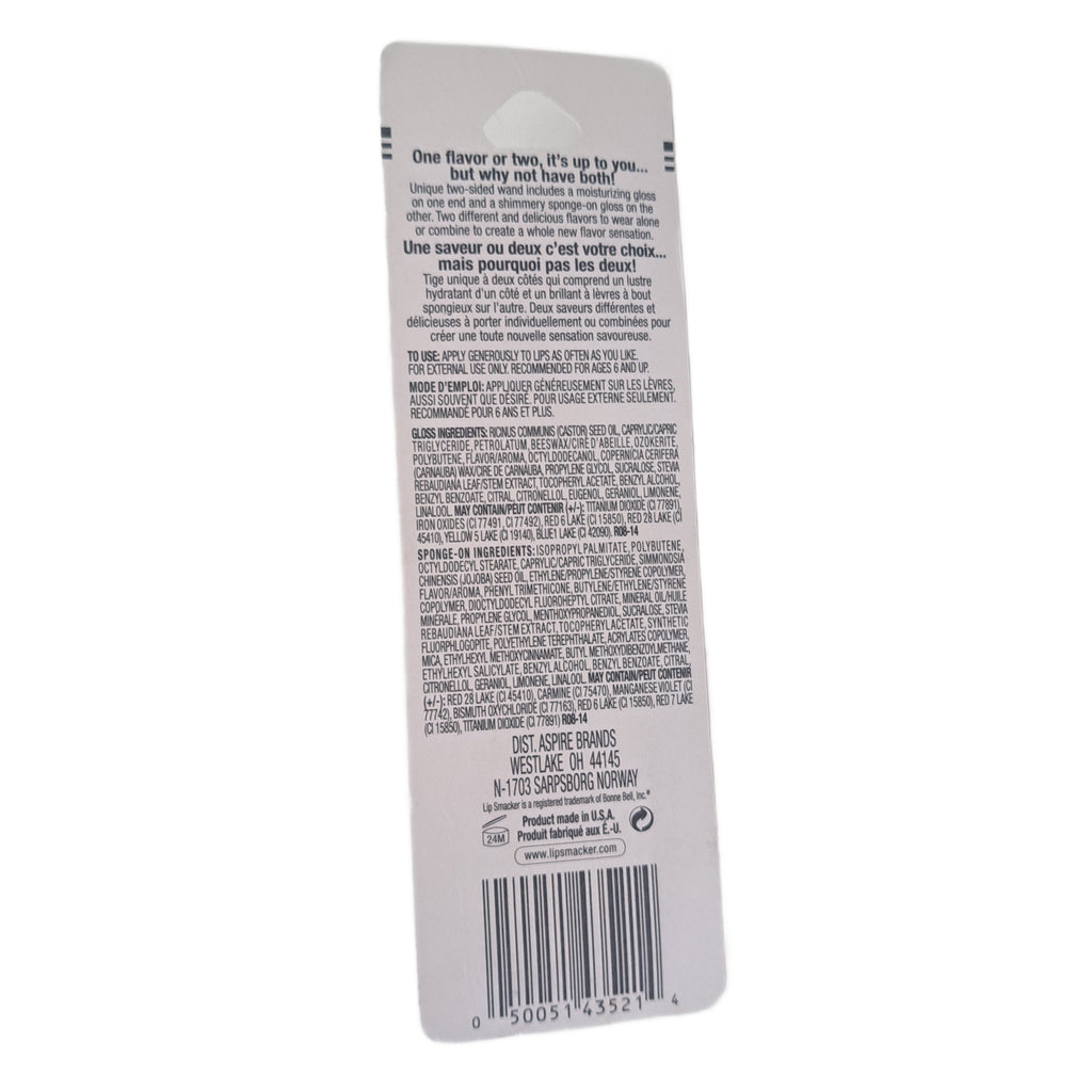 Lip Smacker Layer-It Liquid + Gloss, Strawberry Vanilla Swirl, 521