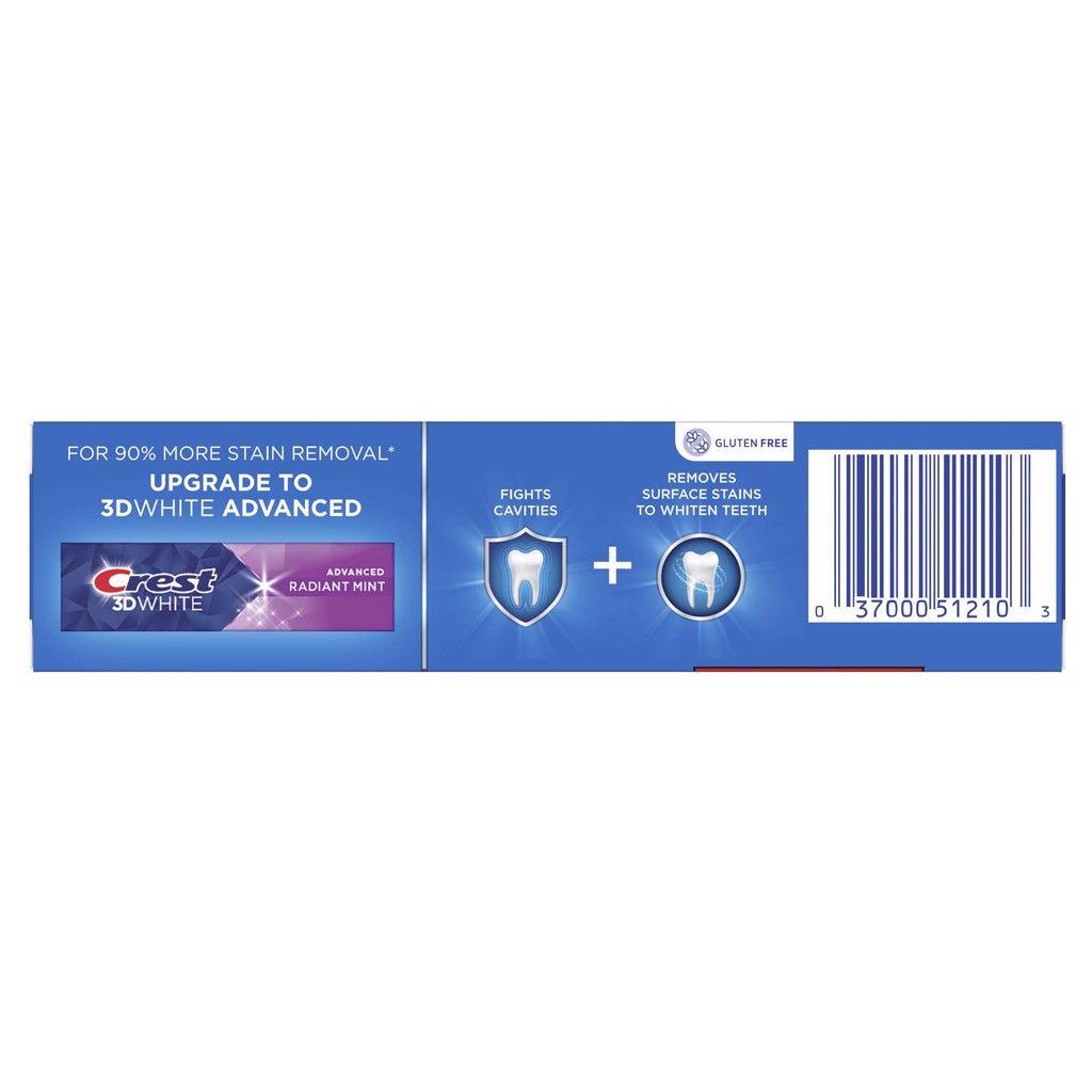 SHORT-DATED: Crest PLUS Baking Soda & Peroxide Fresh Mint Toothpaste, 2.4 oz (68 g), with Tartar Protection