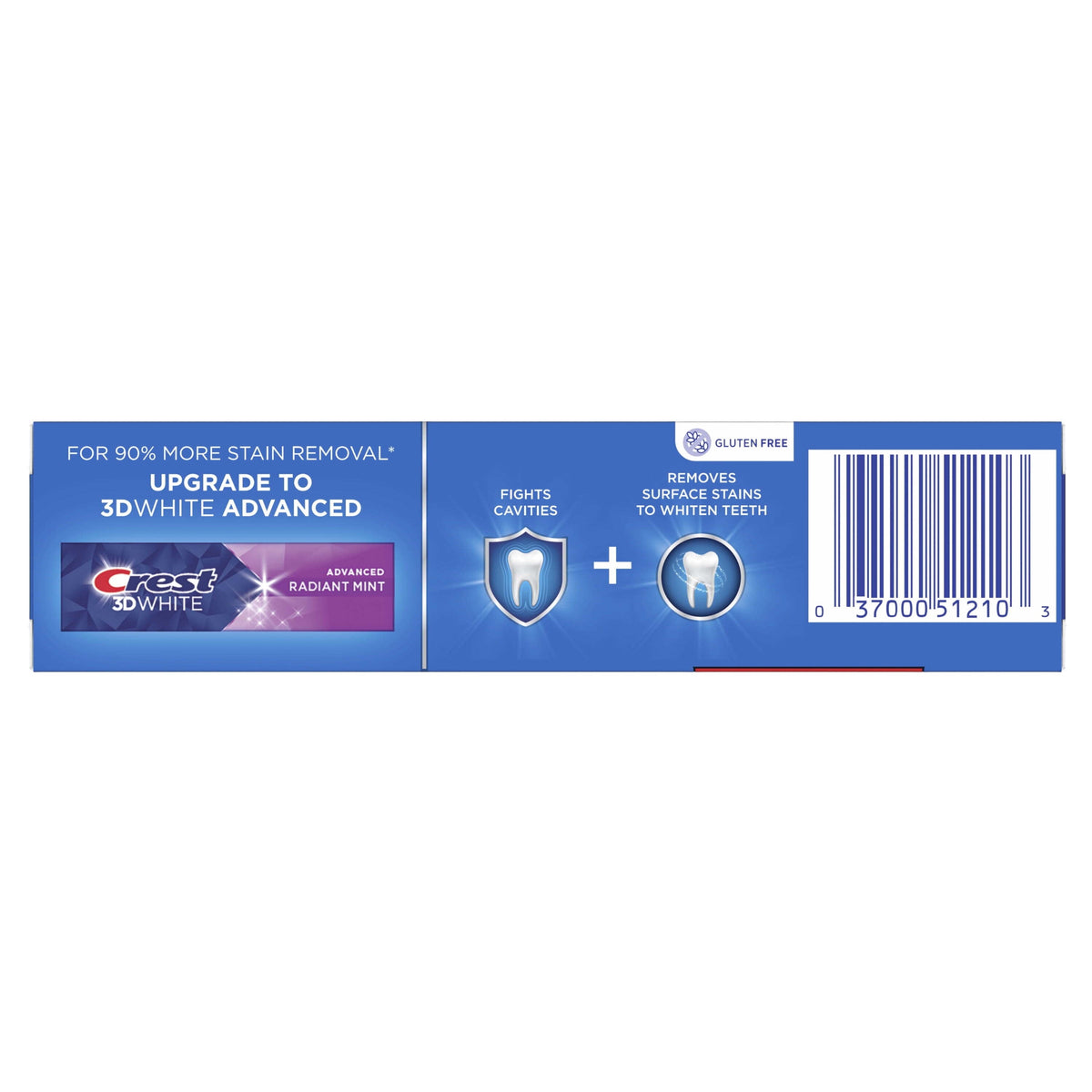 SHORT-DATED: Crest PLUS Baking Soda & Peroxide Fresh Mint Toothpaste, 2.4 oz (68 g), with Tartar Protection
