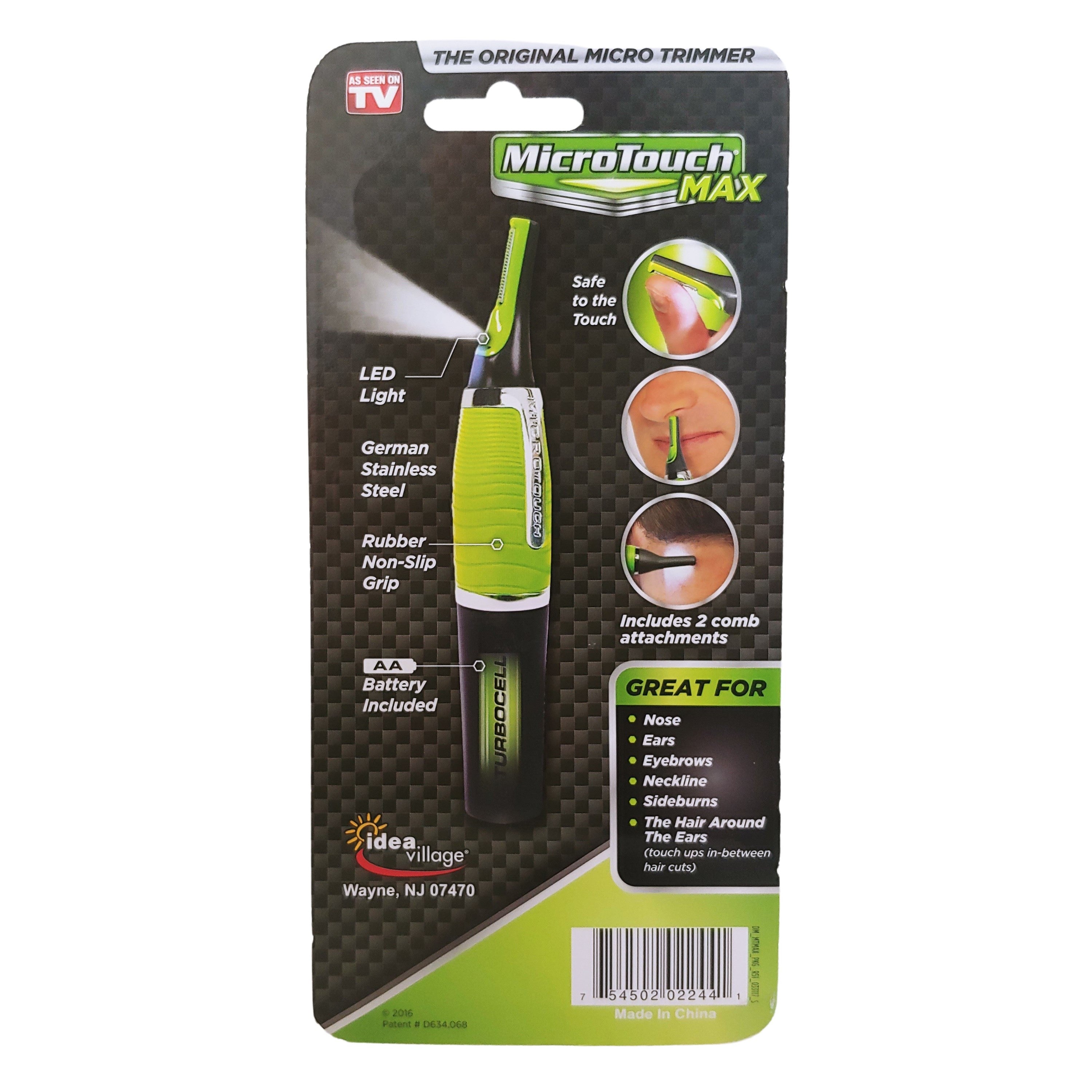 MicroTouch Max All in One Personal Hair Nose Ears Neck Eyebrows Trimmer