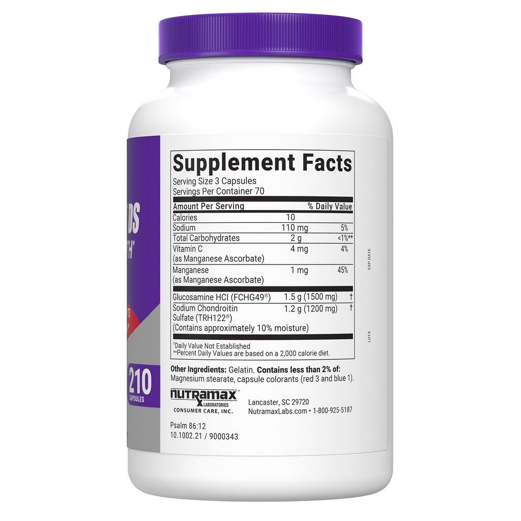 Nutramax Cosamin DS, Glucosamin Chondroitin, 210 Capsules