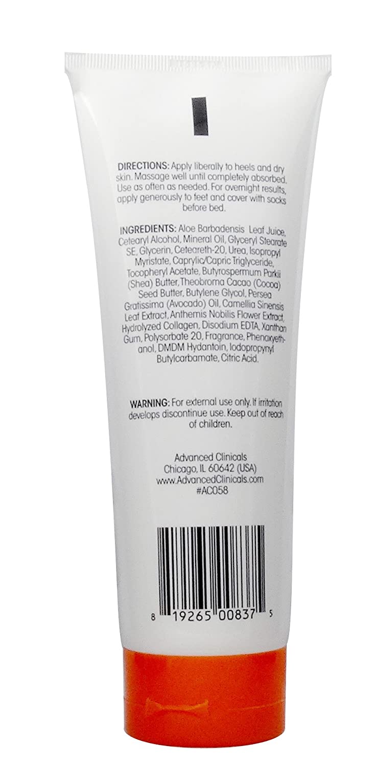 Advanced Clinicals Total Foot Renew 5-in-1 Skin Softener, 8 fl oz (237 ml)