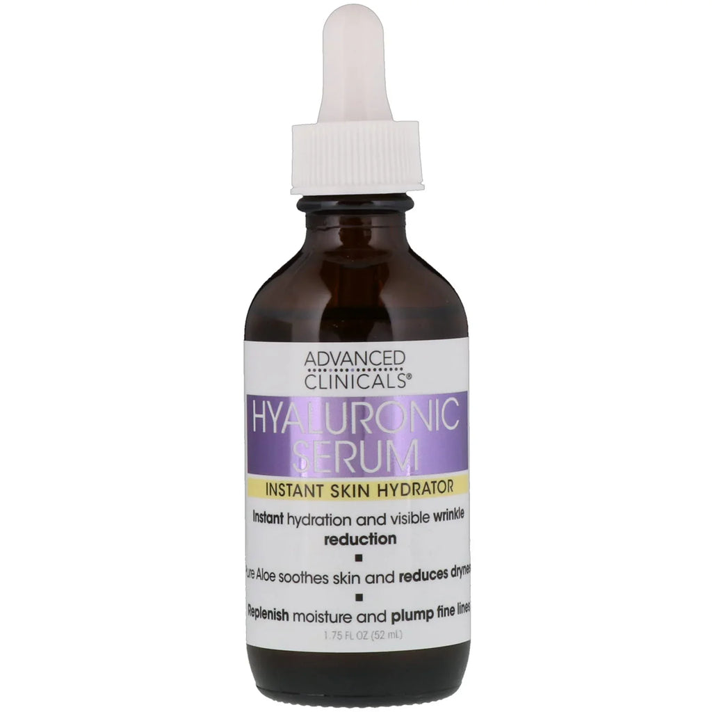 Advanced Clinicals Hyaluronic Serum, 1.75 fl oz (52 ml)