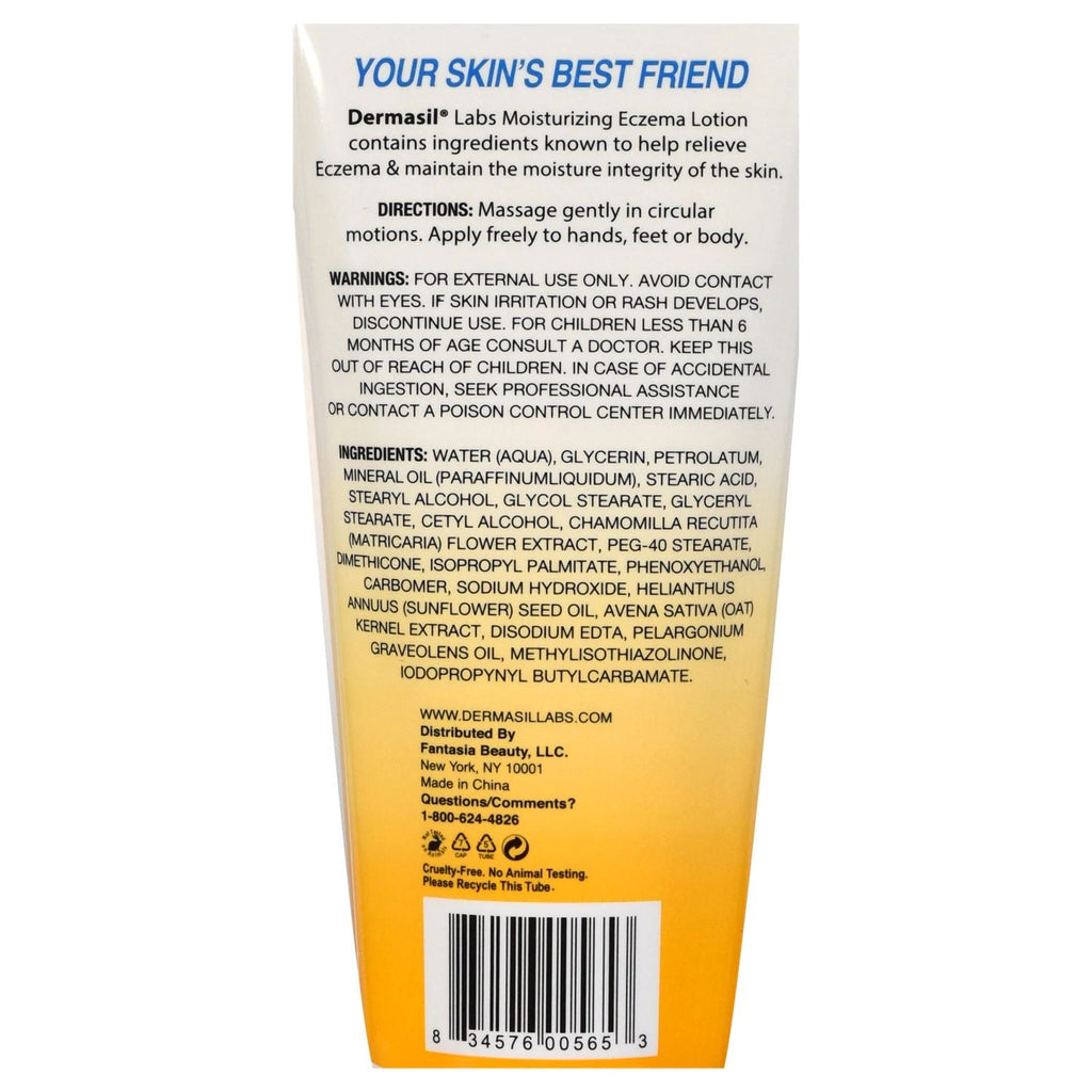 Dermasil Labs Eczema Relief Moisturizing Lotion, 6 FL OZ (178 mL)