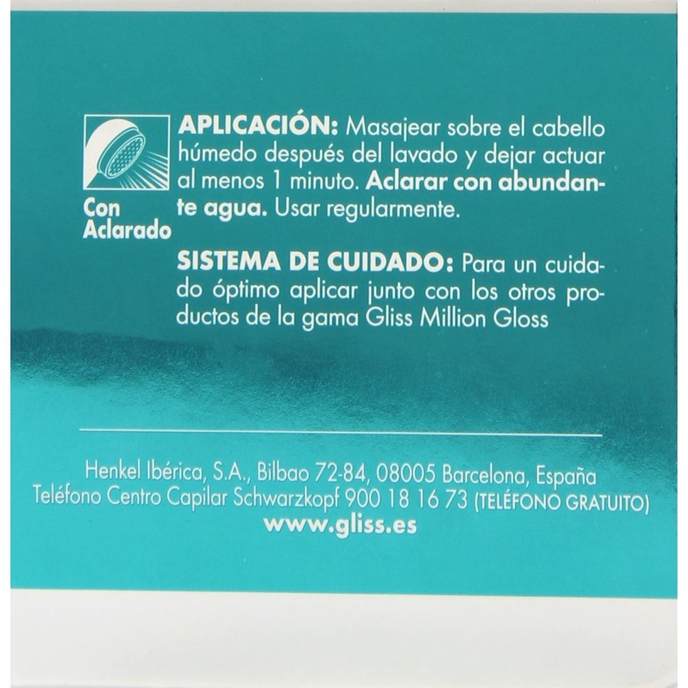 Schwarzkopf Gliss Hair Repair Million Gloss, 10 Day Shine Treatment, With Liquid Keratin