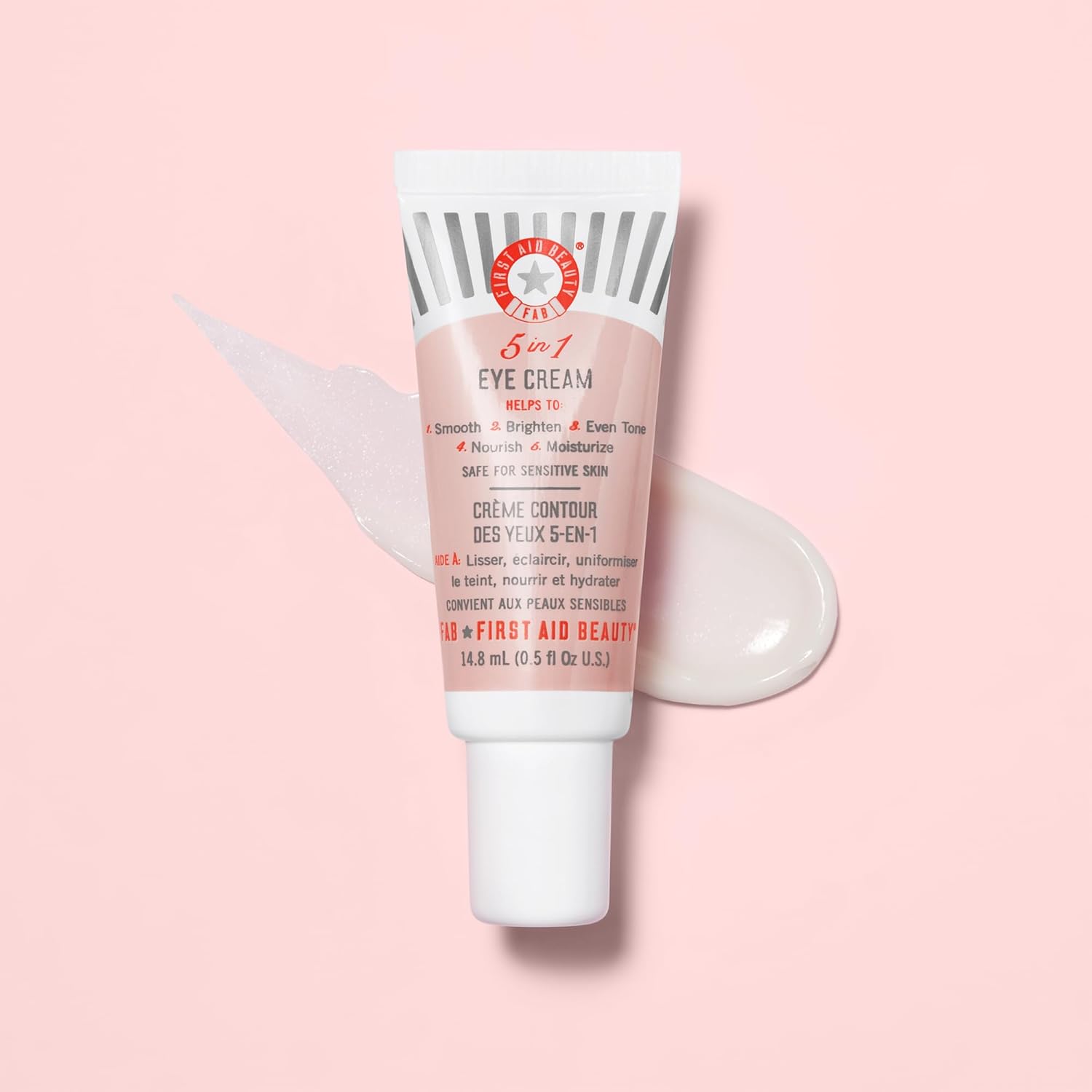 First Aid Beauty 5-in-1 Eye Cream, 14.8 Ml (0.5 Fl Oz)