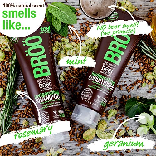 Broo Craft Beer Invigorating Shampoo, 8.5 fl oz (250 ml)