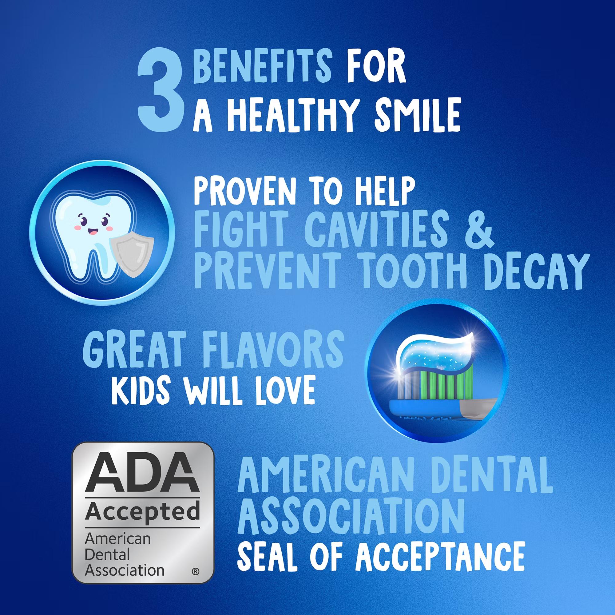 Kid's Crest Cavity Protection Sparkle Fun Bubble Gum Toothpaste 4.6 oz (130 g)