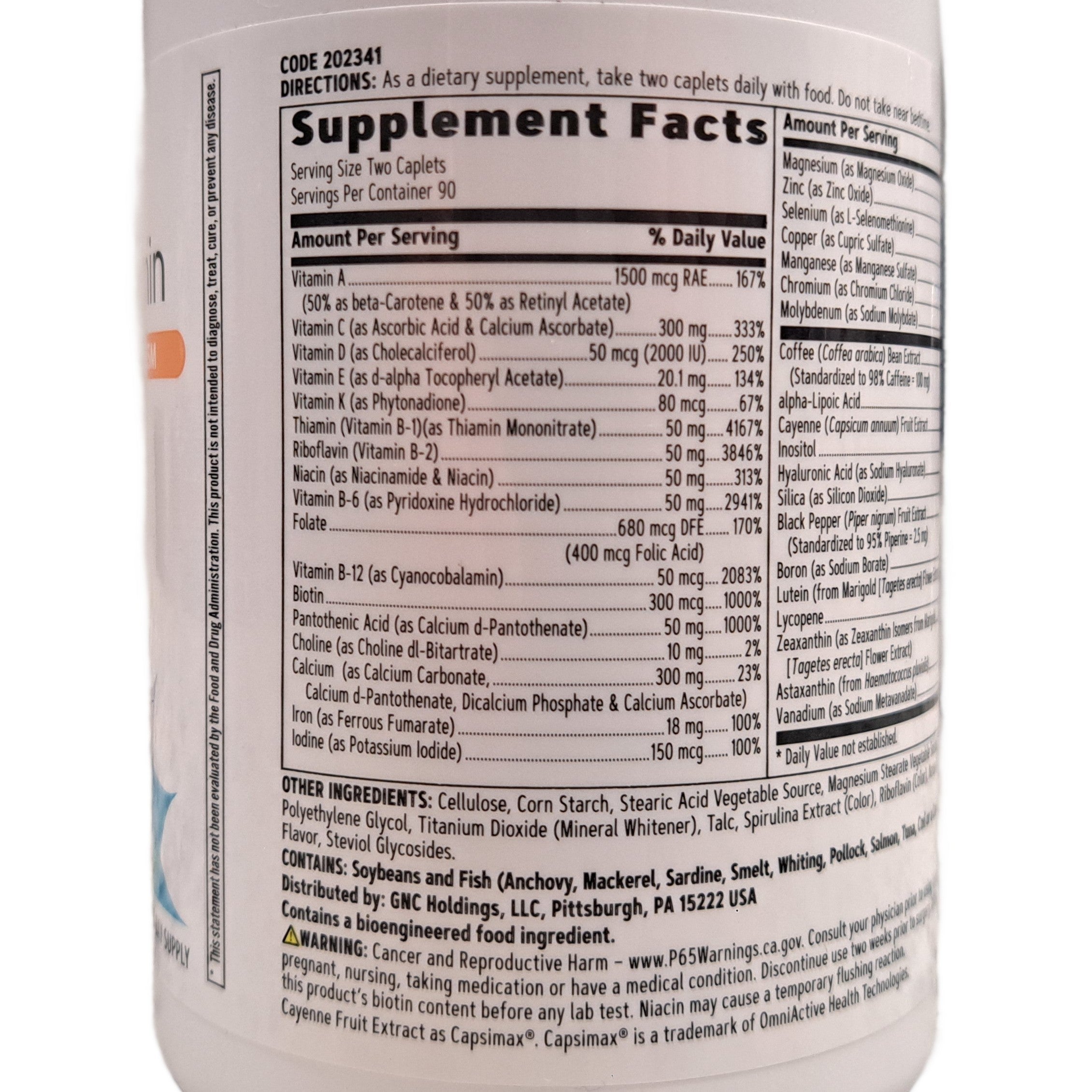 GNC Women's Energy & Metabolism Multivitamin, 180 Tablets
