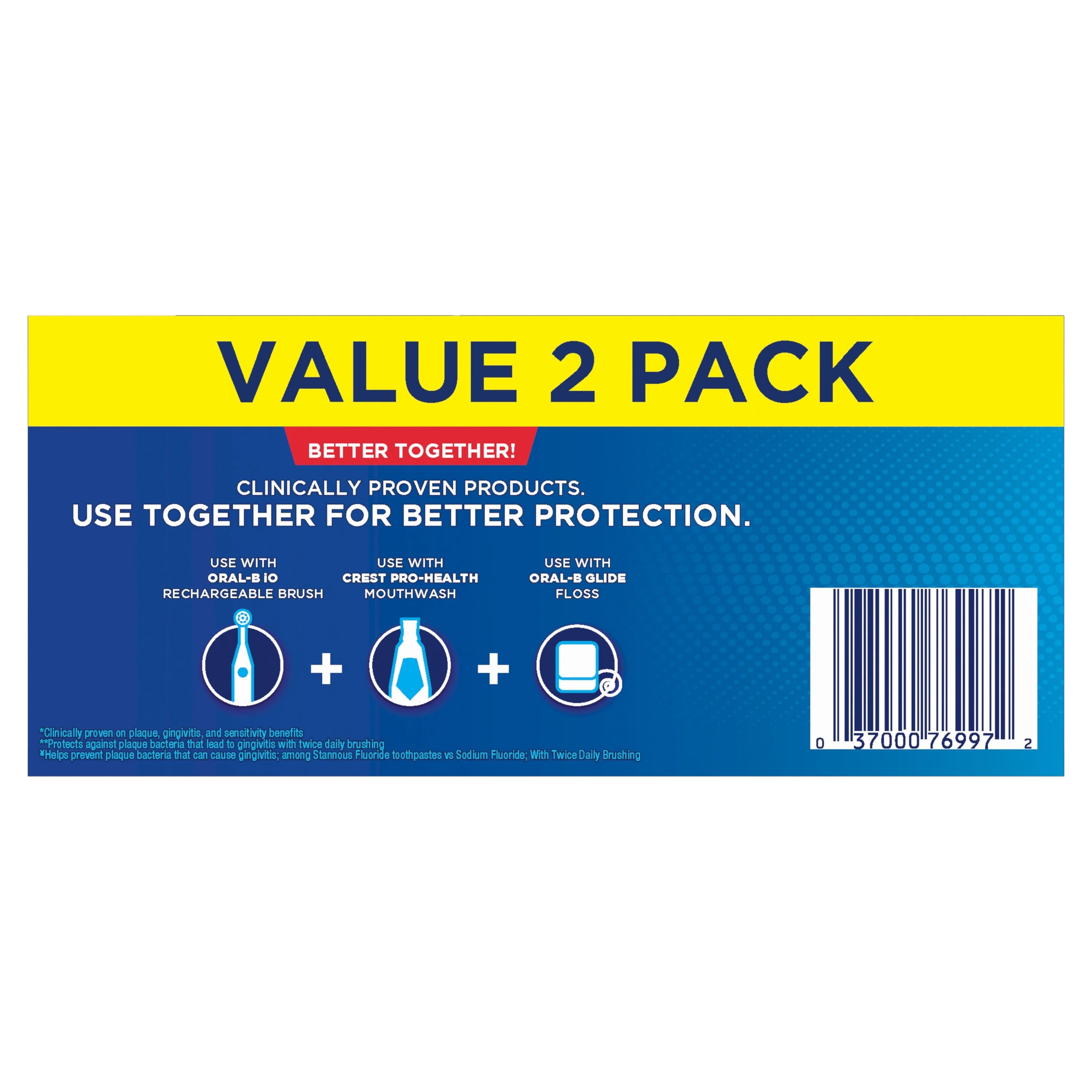 Crest Pro Health Advanced Deep Clean Mint Toothpaste 5.1 OZ / 144 g (2 Pack)