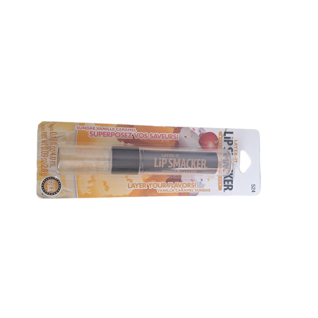 Lip Smacker Layer-It Liquid + Gloss, Vanilla Caramel Sundae, 524