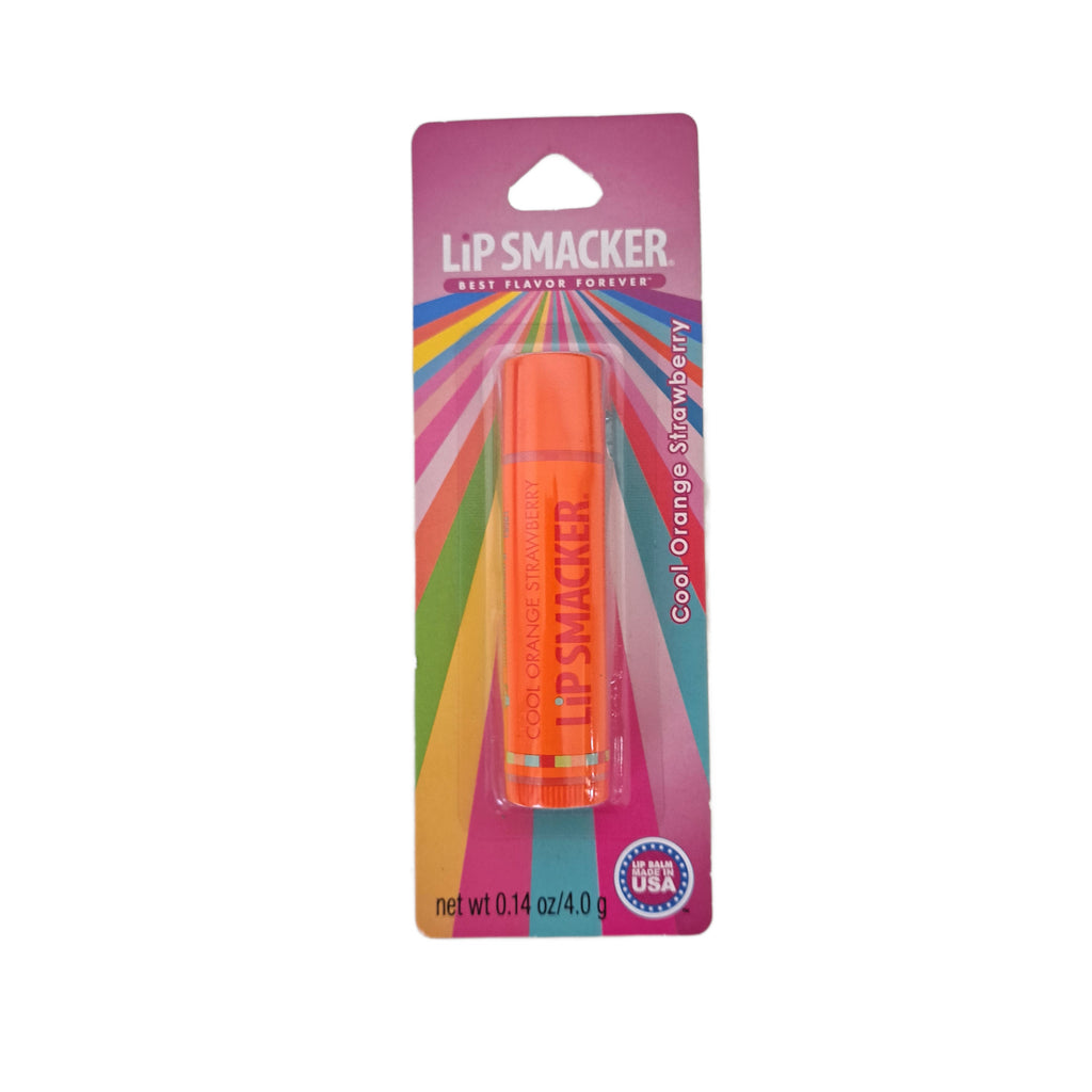 Lip Smacker Best Flavor Forever Lip Balm, Cool Orange Strawberry, 0.14 oz/4.0 g