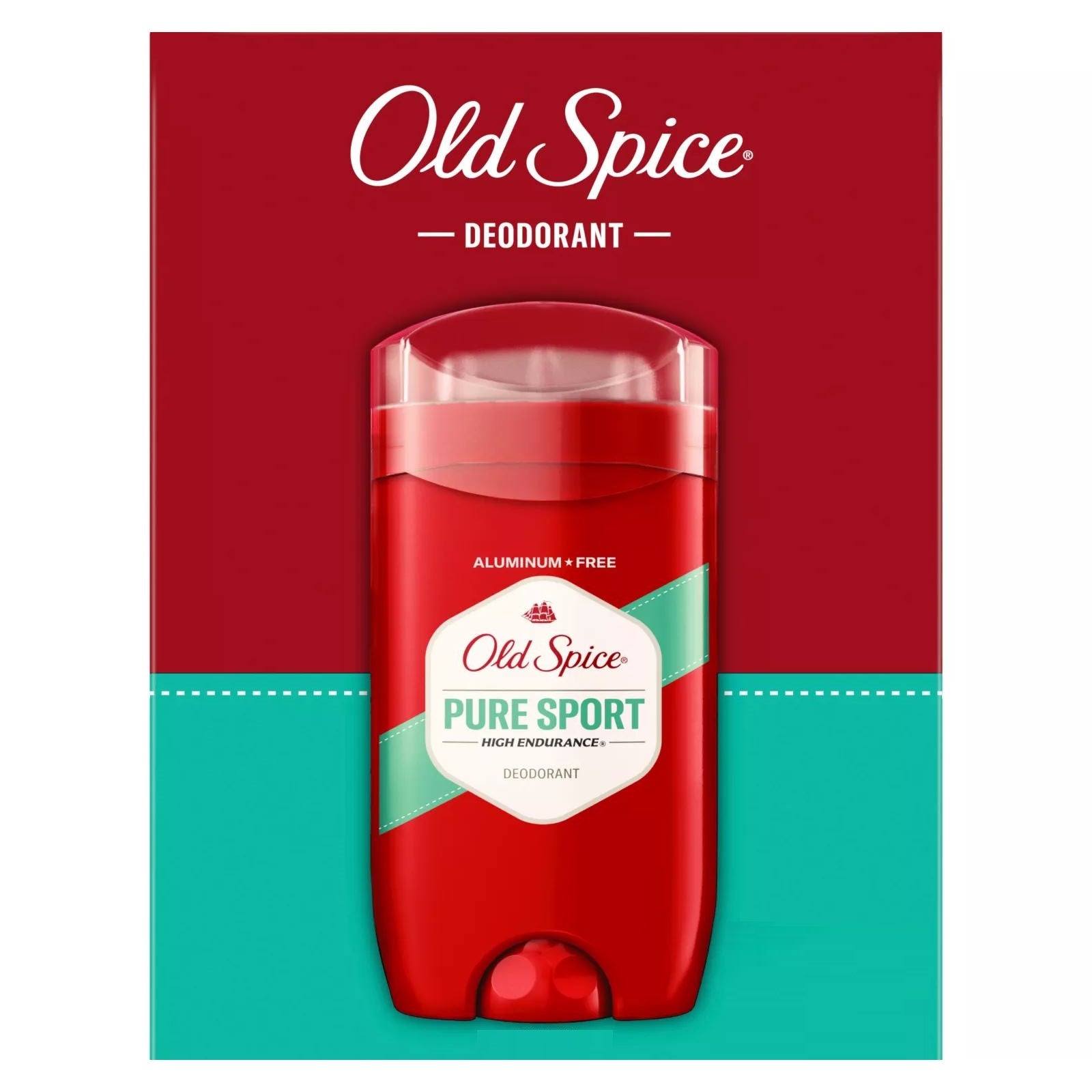 Old Spice Pure Sport High Endurance Aluminium-Free Deodorant, 2.4 Oz (68 g)